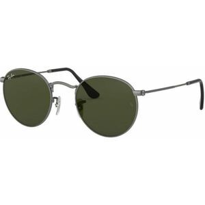 Ray-Ban Men's Gray Round Metal Classic Sunglasses R…